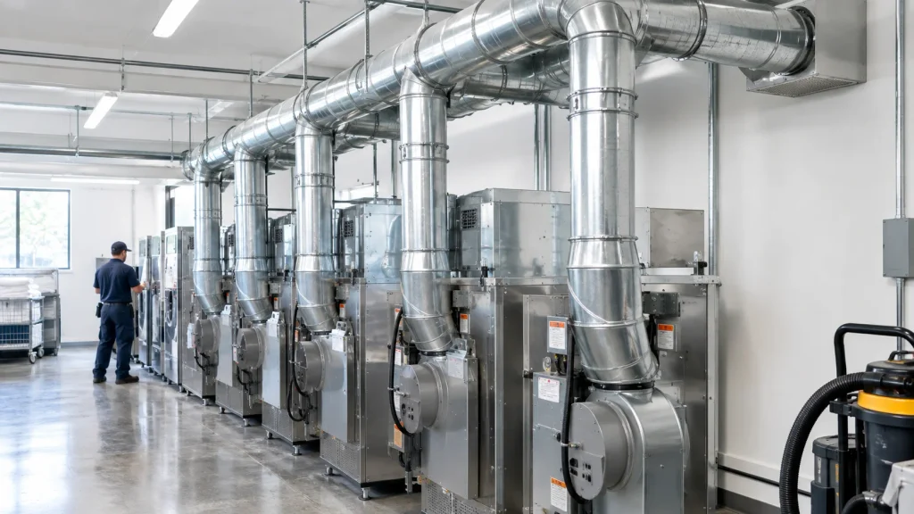 commerical dryer vant